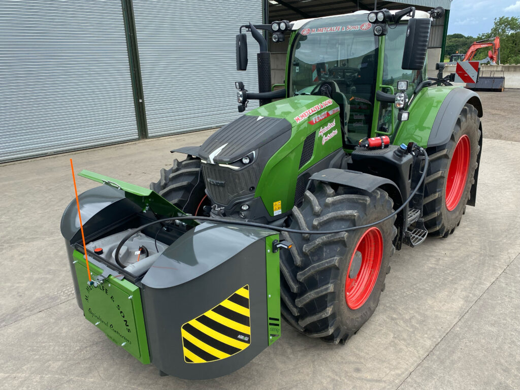 Agriweld ballast box on a tractor