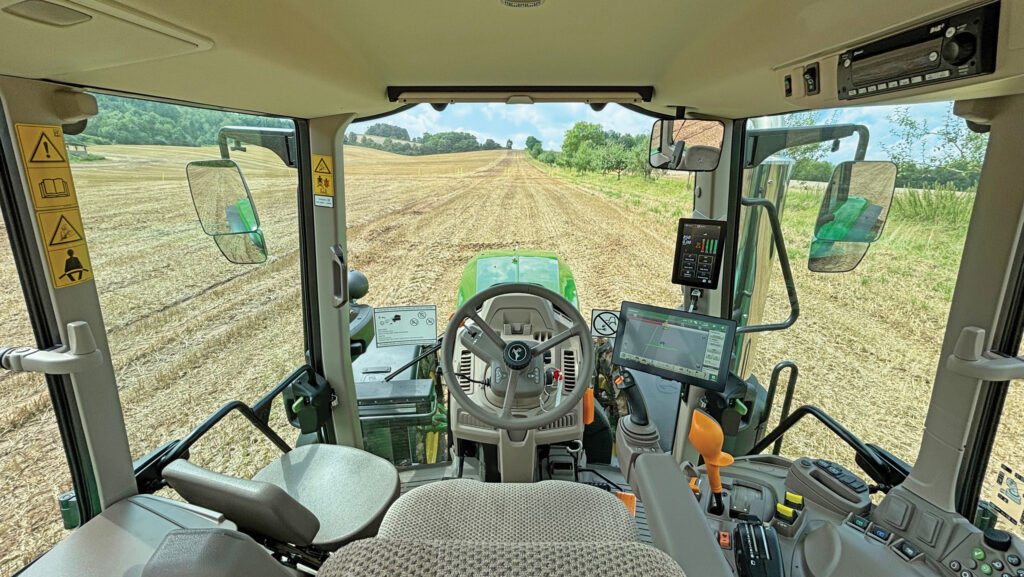 John Deere 6-series cab interior