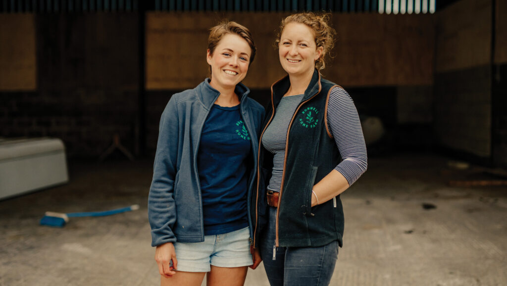 Hollie Fallick and Francesca Cooper