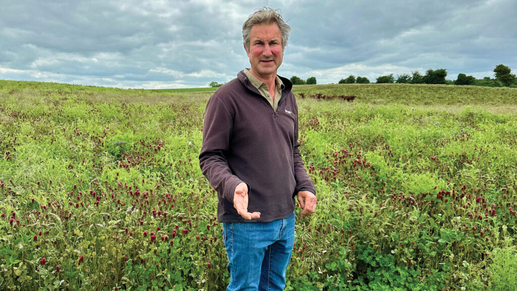 James Bucher in field