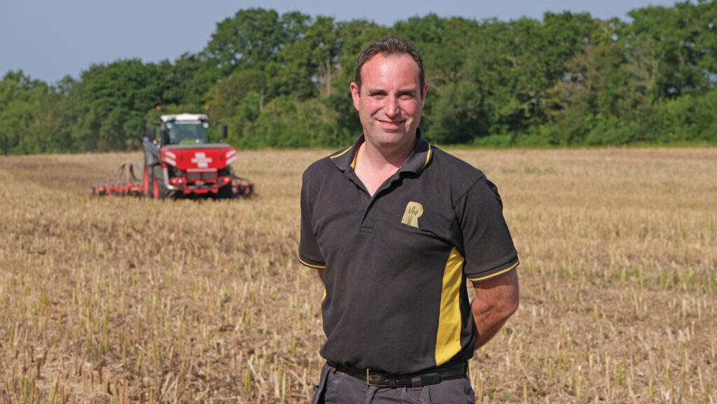 Richard Ling standing in a field