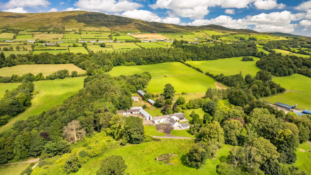 Aerial view of Birdstown Estate