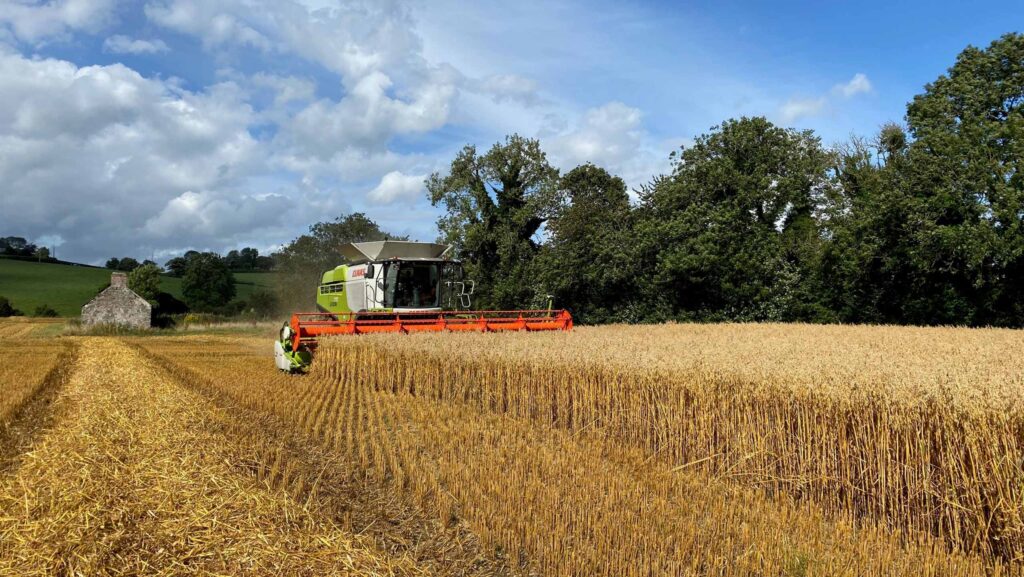 Combine in Northern Ireland (Submitted by Steve McAllister)