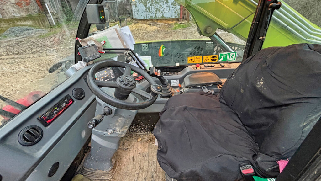 Claas Scorpion 741 Gen 2 cab interior