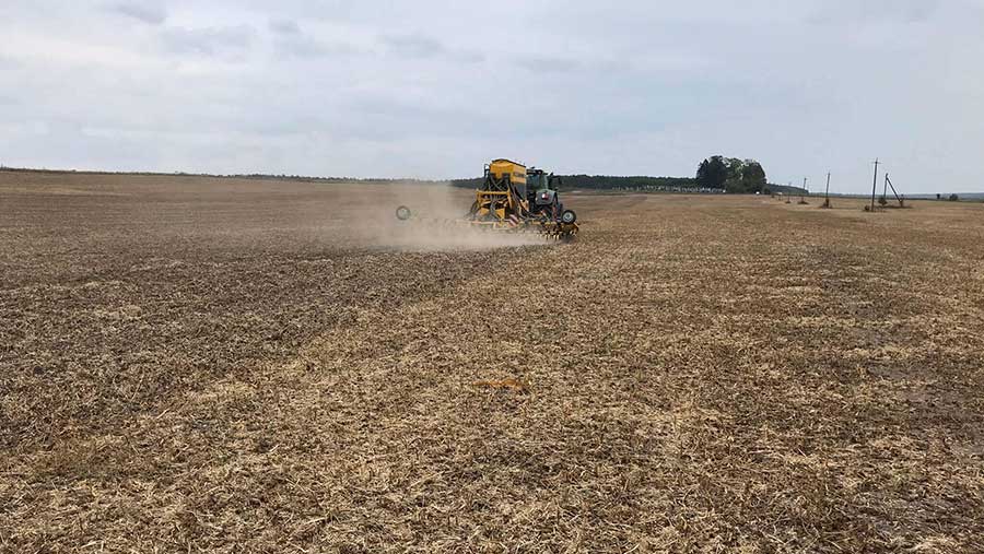 Drilling into stubbles