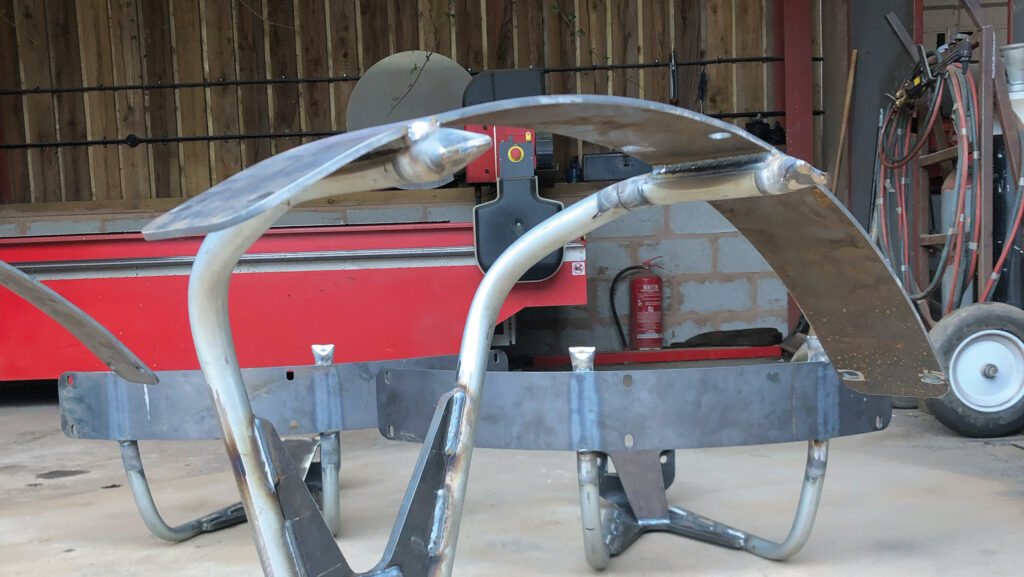 wheel change on telehandler