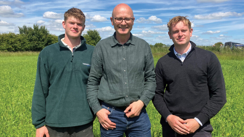 Richard Gantlett (centre) with sons Zac and Angus 