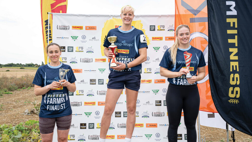 Left to right: Liz Harries, Emily Ashford and Emily Forsyth