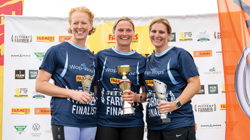 Left to right: Sarah Godwin, Anne Grindal and Amy Moore 