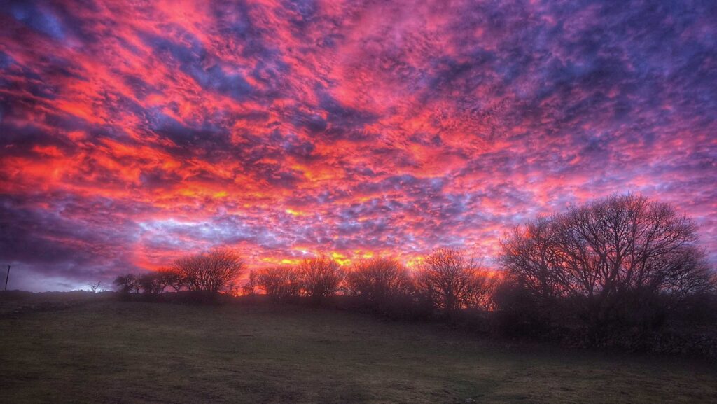 Clouds in the sky