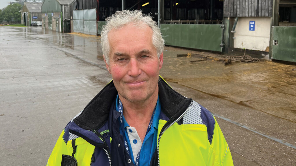 A man in a yellow high-vis jacket