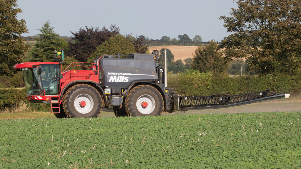 spraying volunteer oilseed rape