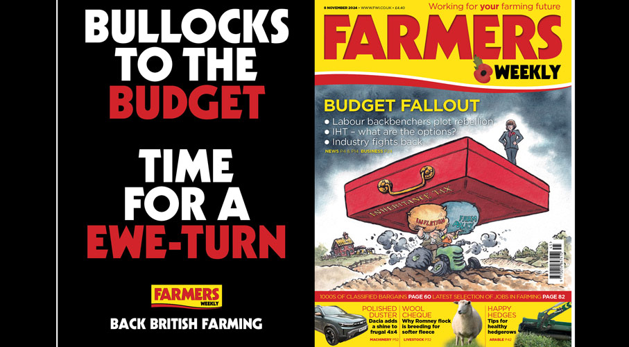 Farmers Weekly cover and campaign poster