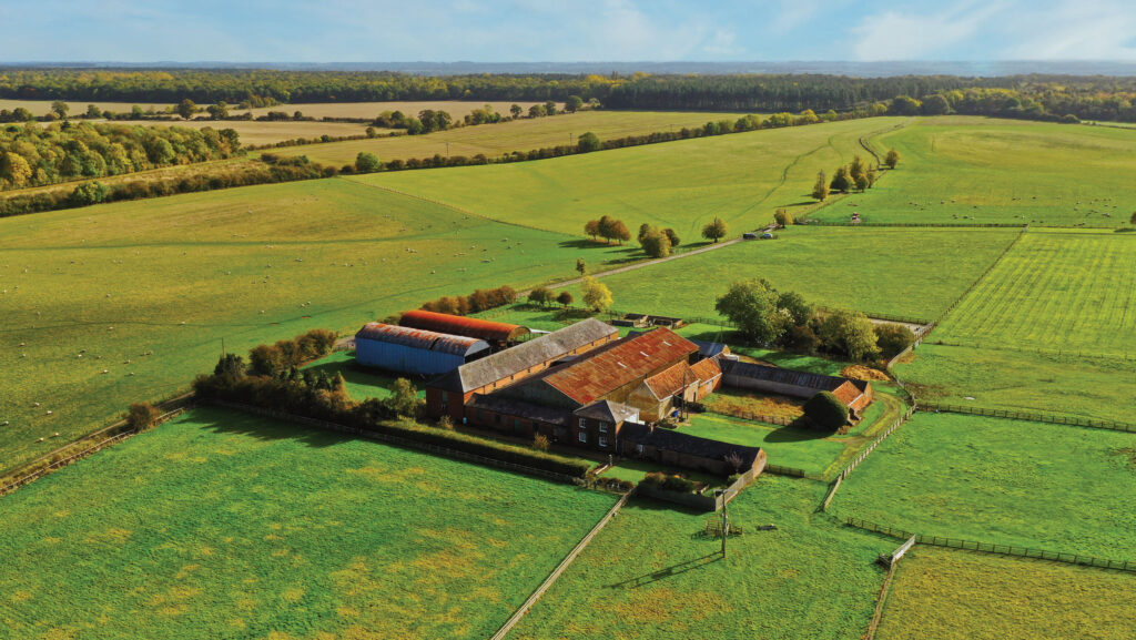 A farm and farmland