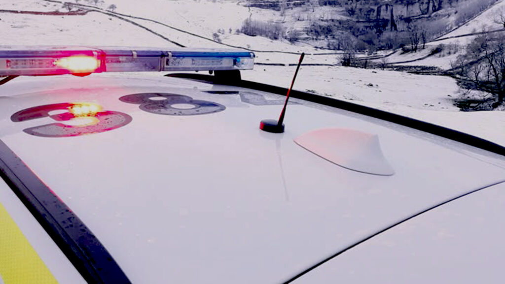 Police car at the scene © North Yorkshire Police