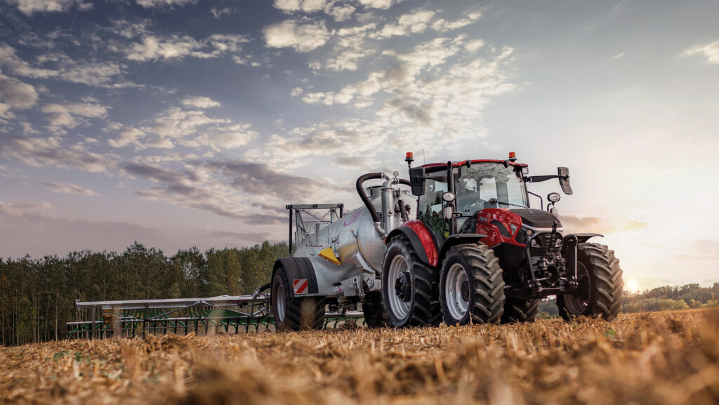 Case IH Farmall C tractor working in a field