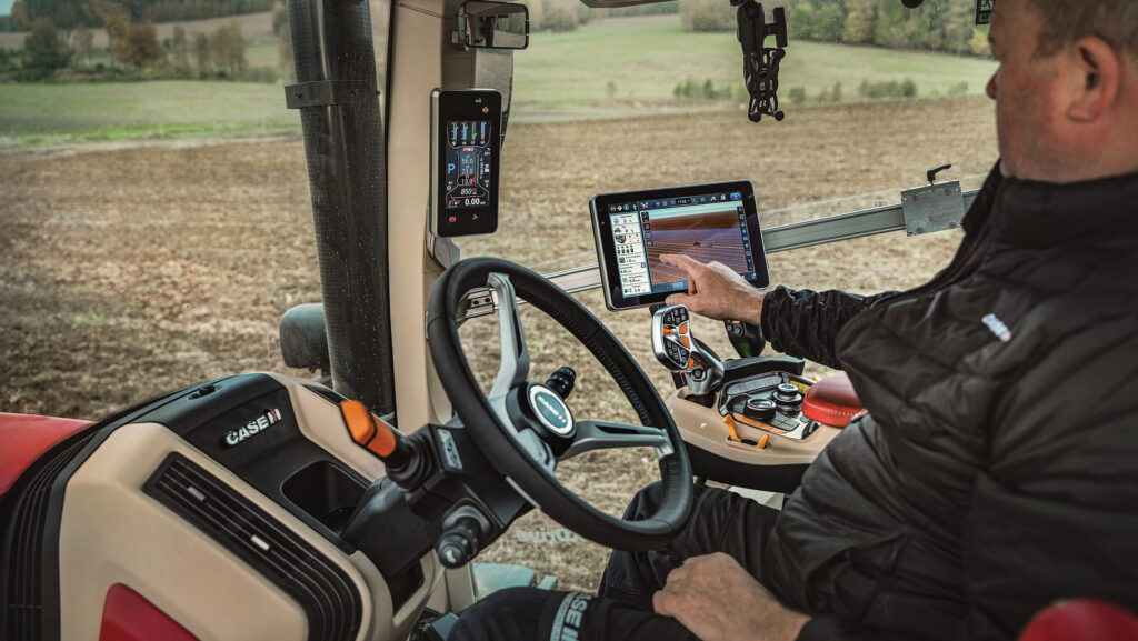 Interior of Case New Puma 240 tractor