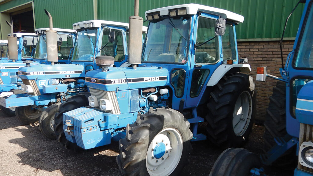 Classic 1980s tractors