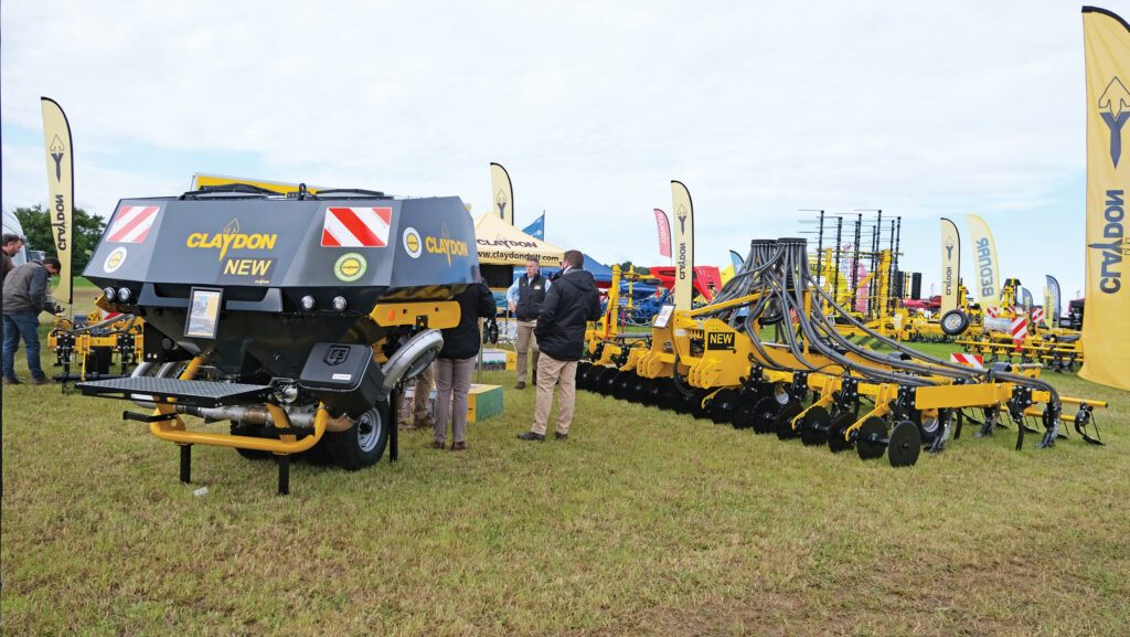 Claydon Evolution toolbar on display on a showground