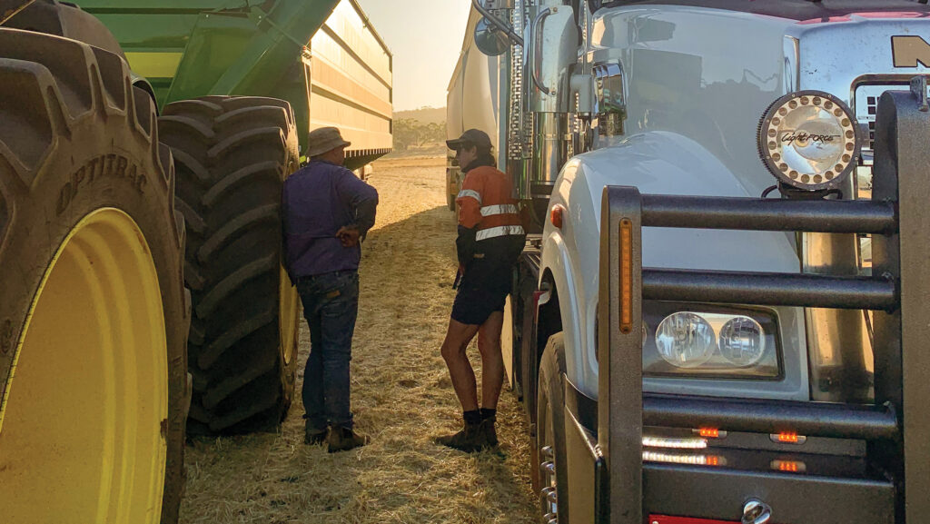 Harvesting at Hillgate Farming