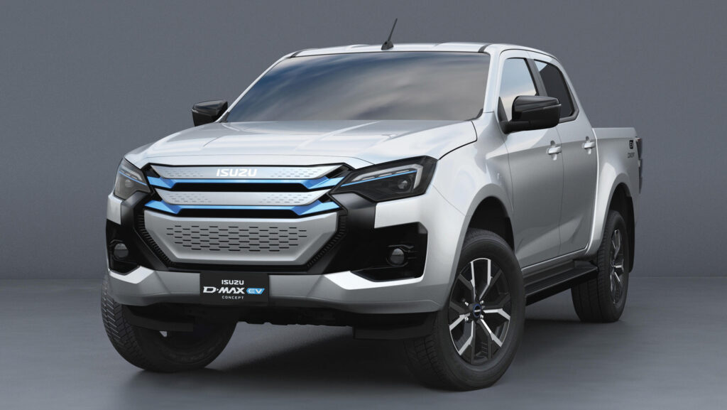 Isuzu D-Max BEV pickup truck