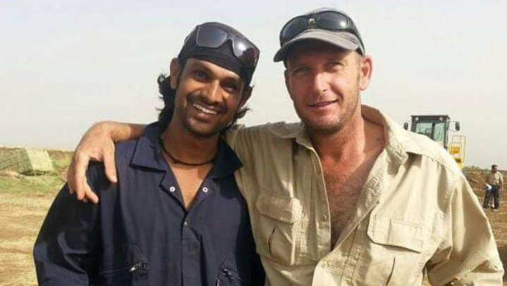 Louis Lategan and Sunny Parmarsharam in Sudan