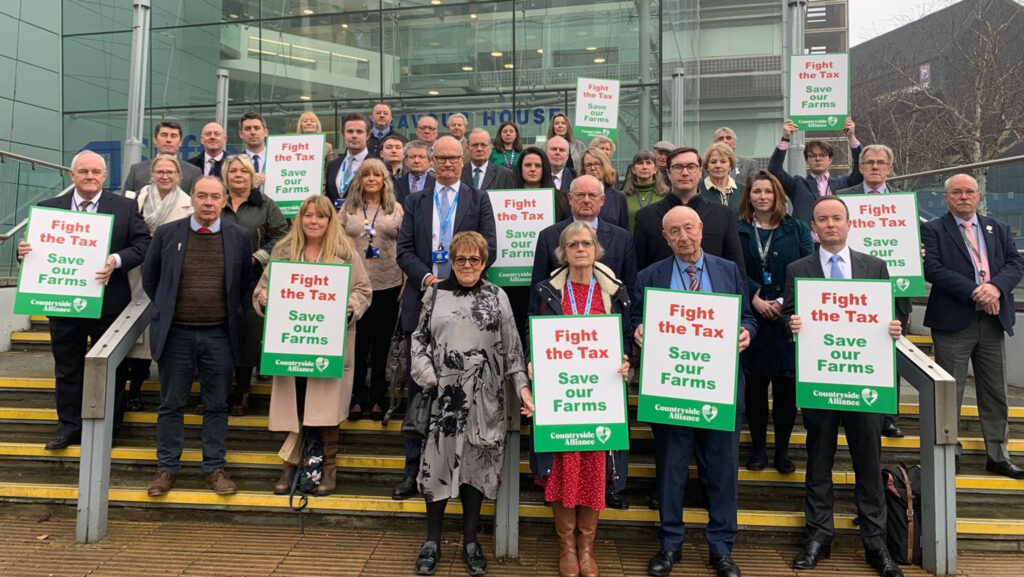 Suffolk County Council councillors protesting © Suffolk County Council