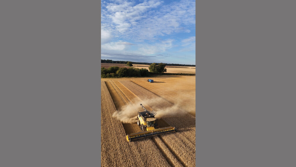 Combine harvesting