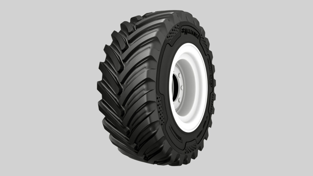 Alliance Agriflex+ 377XT high-performance spreader tyre © Alliance Agriflex