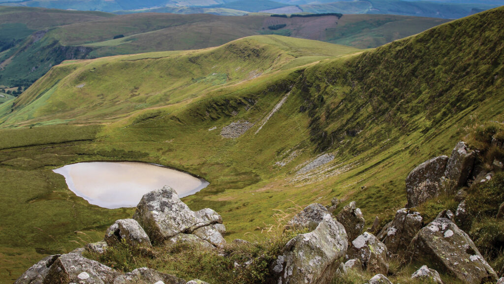 A peak in north-east Wales