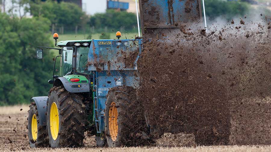 Muck spreading