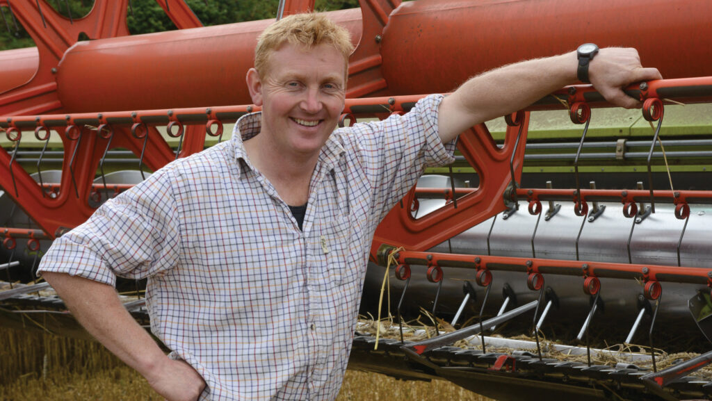 Richard Bosley next to combine