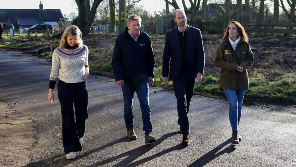 Farm Safety Foundation farm walk with Prince William