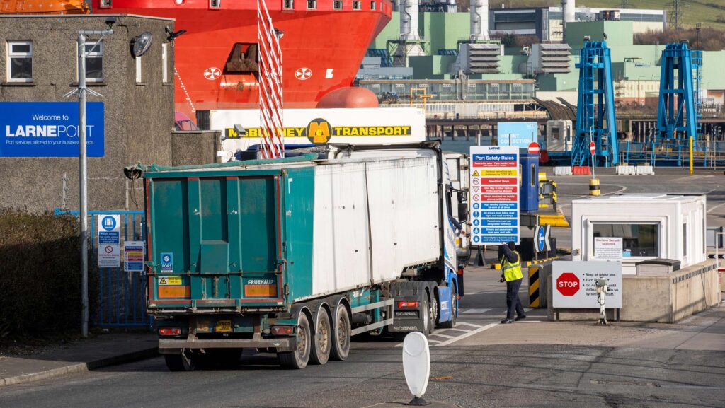 Larne port © PA Images/Alamy Stock Photo