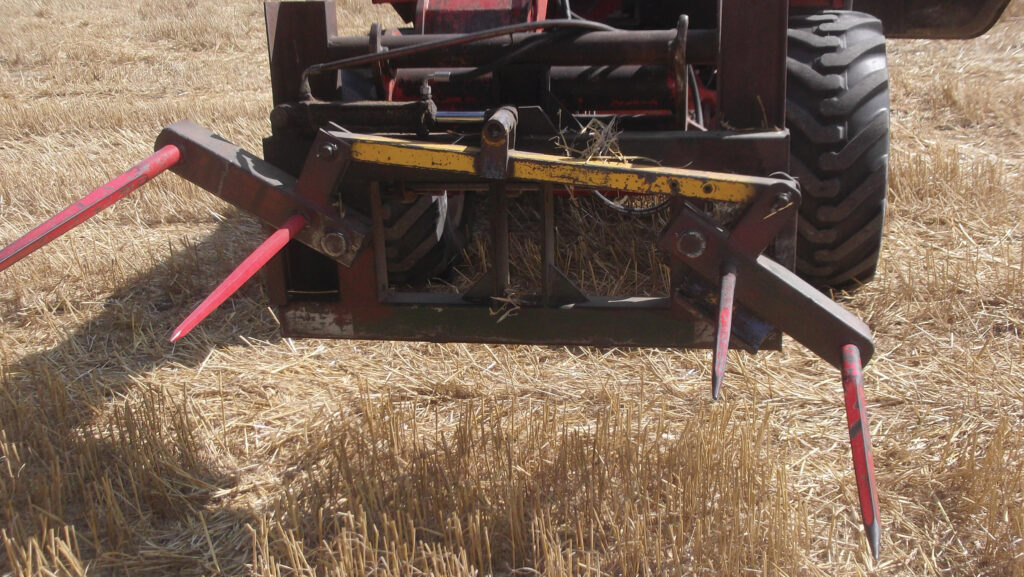 Frank Anstee’s hydraulic bale spike