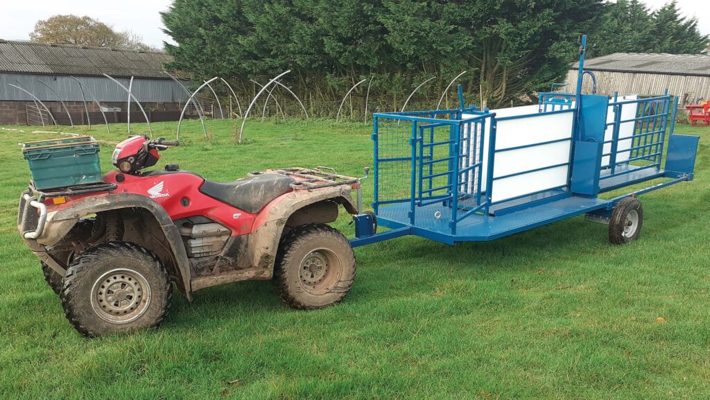 Ken Hopkins' mobile weigh cells and dosing race