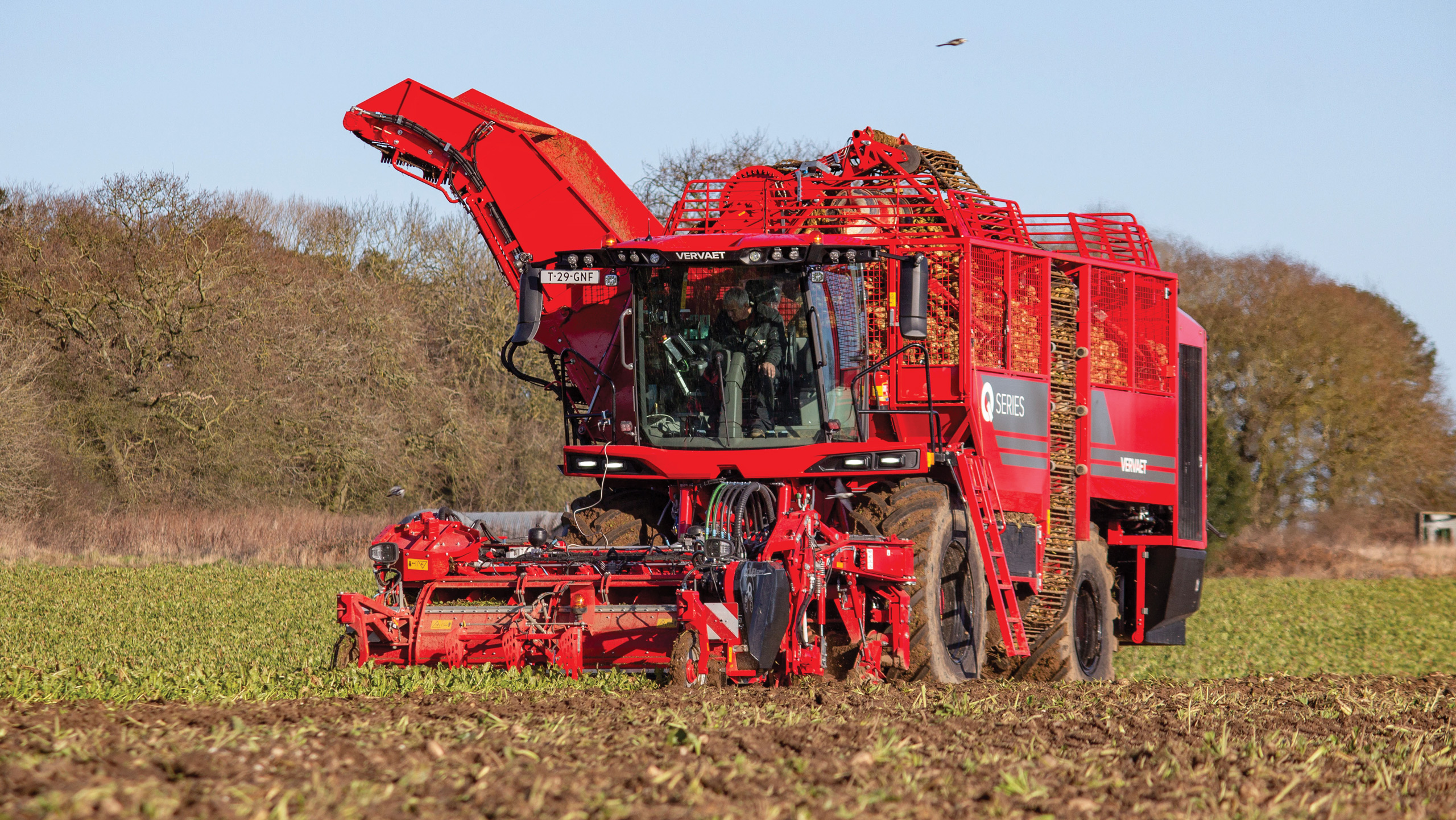 【木吉】Sadi, Blood Harvester Vervaet's Q-616 gets new cab and slicker hydraulics - Farmers Weekly