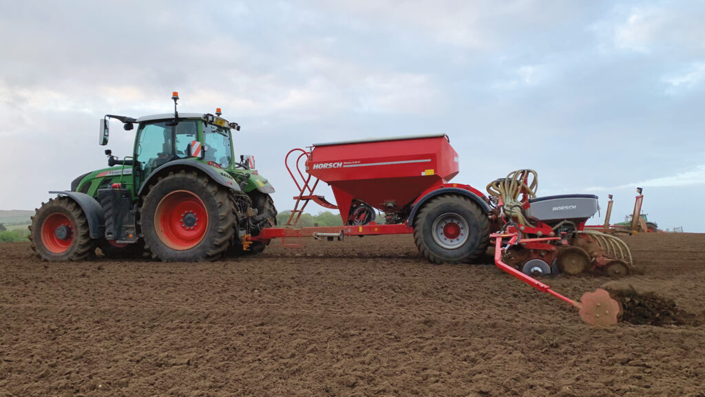 This 12m Horsch Maestro is Westover’s main maize drill  © Rob Chapman