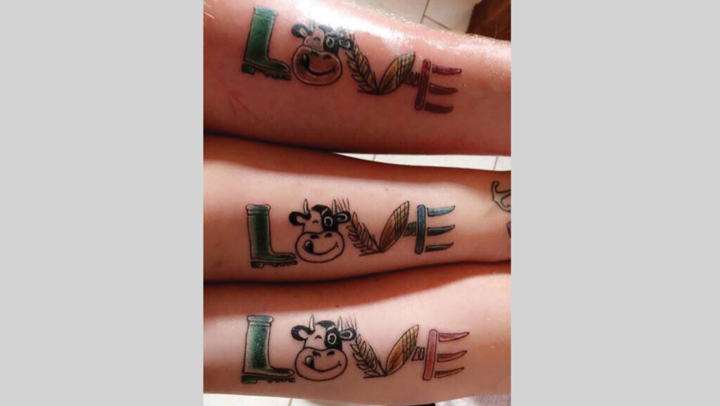 Love tattoos