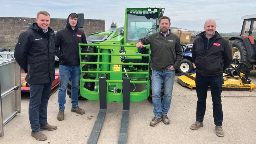 Group of people with machinery