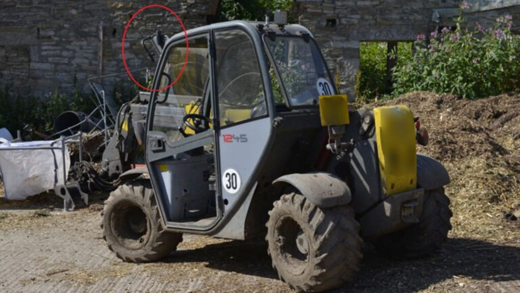 The defective telehandler © HSE