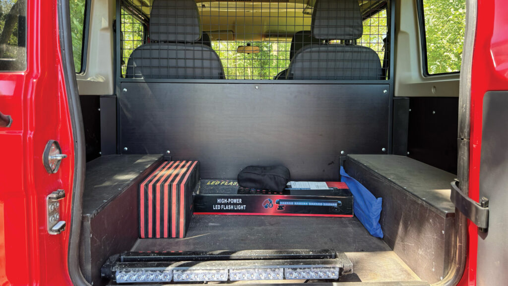 boot space, Spartan 2.0 vehicle