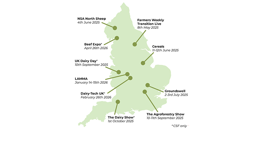 Events map