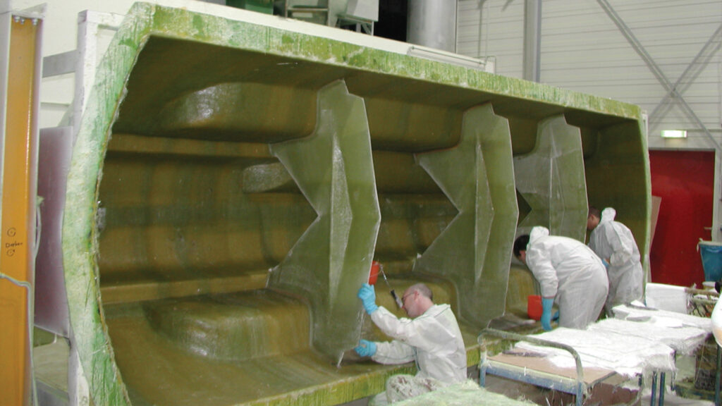 Poly tank production
at Bauer’s Eckart subsidiary in Germany