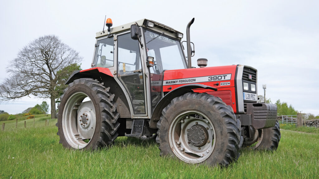 The Tomlinson's best tractor - Massey Ferguson 390T © James Andrews