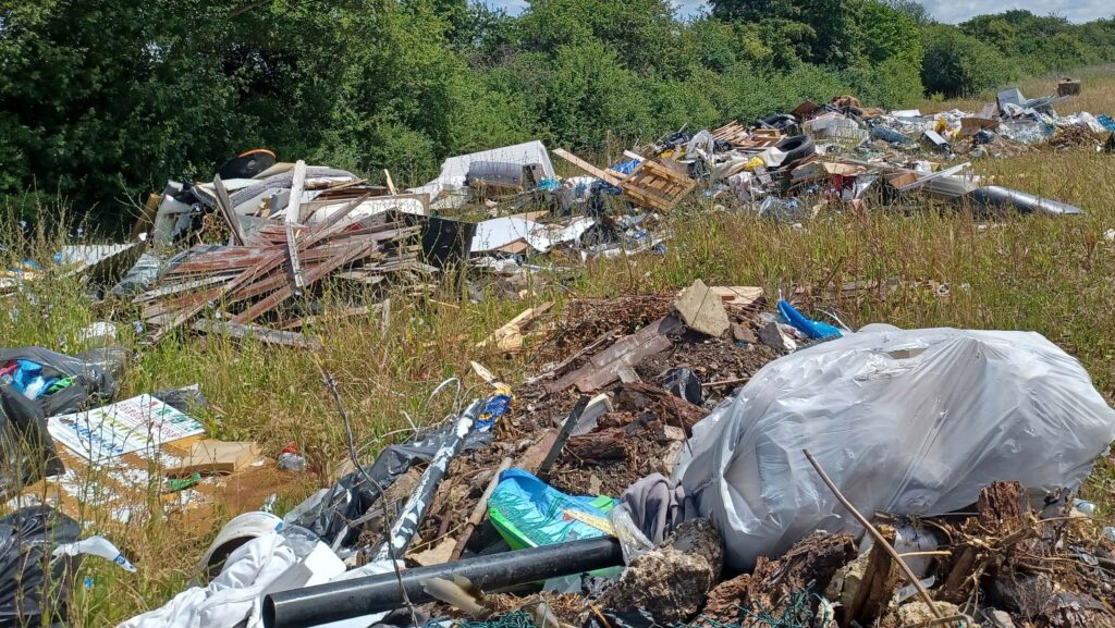 Fly-tipping in Hertfordshire