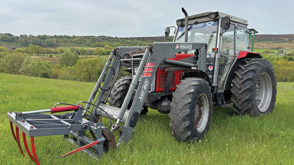 Massey Ferguson 390T loader tractor