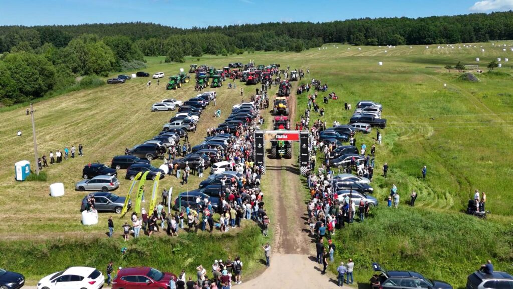 Tractor rally in Lithuania