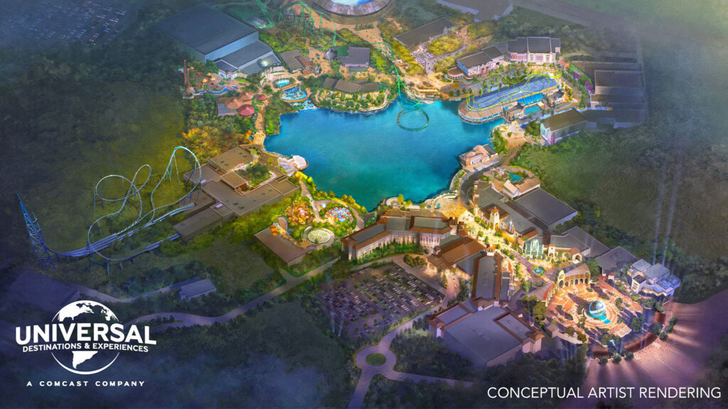 Artist's concept for ©
Universal Destinations and Experiences/Comcast