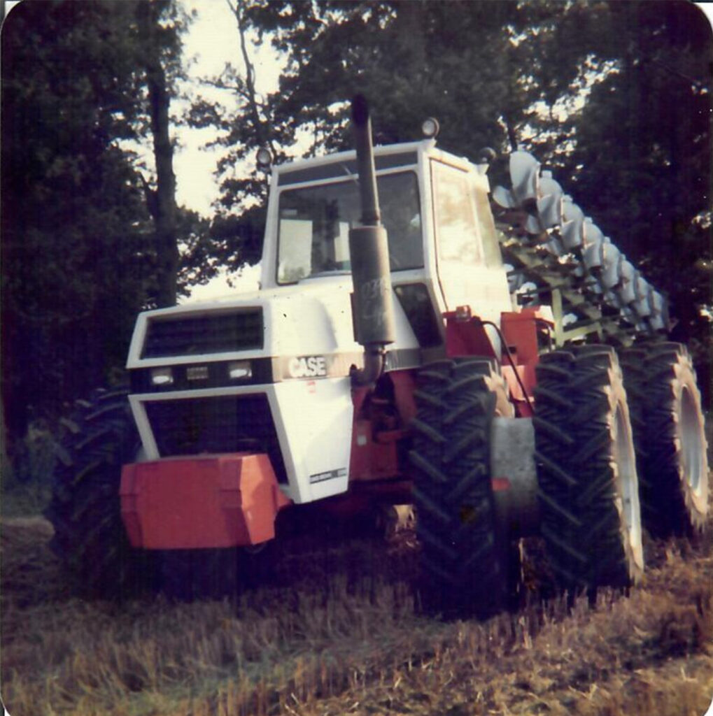 Tractor and furrow at Thrupp Farms